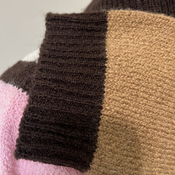 JASONMAXWELL: New Women’s Zipper Front Long Sleeve, Multi Colored Sweater, Sz M - Picture 6 of 8